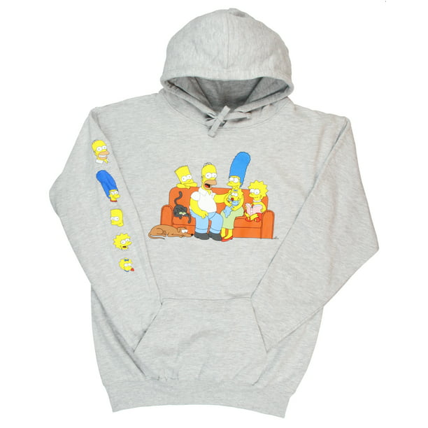 The Simpsons Family Character Hoodie Novelty Sweatshirt Jumper Pullover 4013